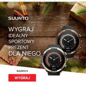 Wygraj idealny sporotowy prezent dla niego - Suunto