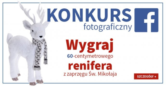 Konkurs fotograficzny "Wygraj 60-centymetrowego ozdobnego renifera"