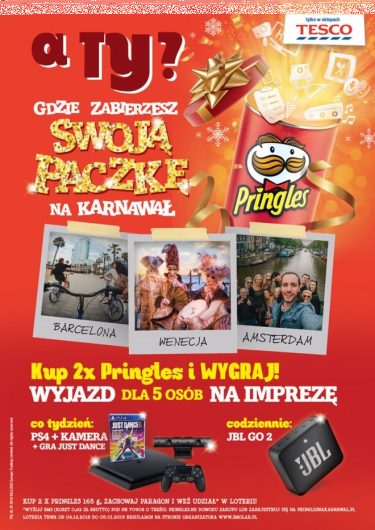 Loteria "Pringles na karnawał!" Tesco