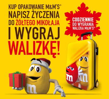 Wygraj walizkę M&M's