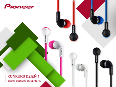 Wygraj codziennie słuchawki Pioneer