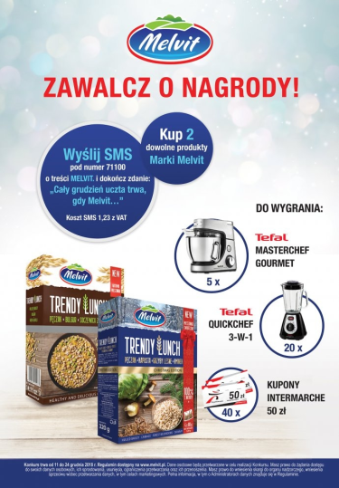 Konkurs "Grudniowe ucztowanie z Melvitem!" Intermarche
