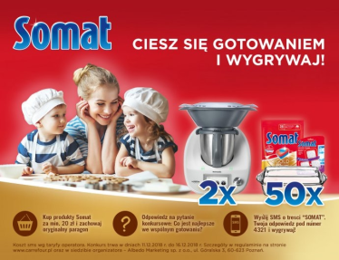 Konkurs "Somat - Ciesz się gotowaniem i wygrywaj" Carrefour