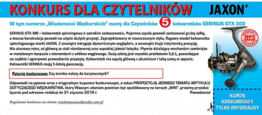 Konkurs dla czytelników "Wiadomości wędkarskich"