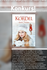 Wygraj książkę "Pejzaż z aniołem" Magdaleny Kordel