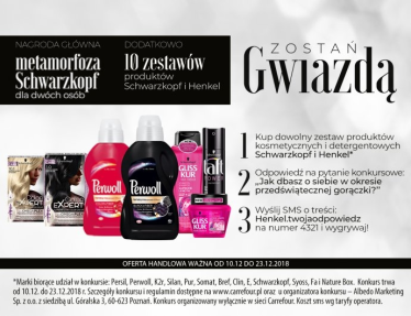 Konkurs "Henkel - Zostań gwiazdą" Carrefour