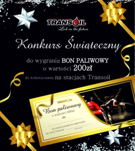 Wygraj bon paliwowy 200zł