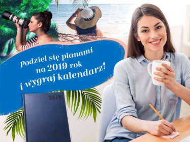 Konkurs "Podziel się planami na 2019 rok i wygraj kalendarz książkowy"