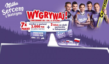 Konkurs "Milka ze skoczkami" Biedronka