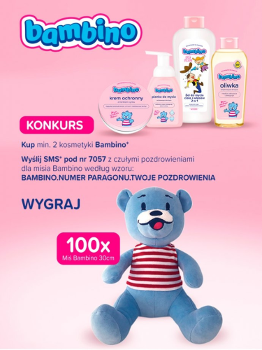Konkurs "Pozdrowienia dla Misia Bambino w Super-Pharm"