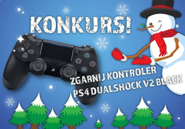 Konkurs "Zgarnij kontroler PS4 Dualshock V2 Black"