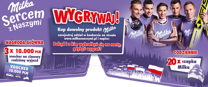 Konkurs "Milka z naszymi" Carrefour