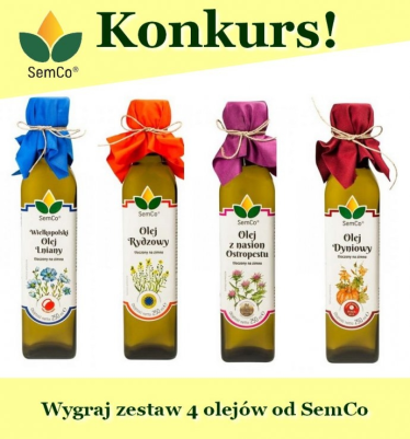 Wygraj zestaw 4 olejów od SemCo