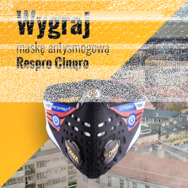 Wygraj maskę antysmogową Respro Cinqro