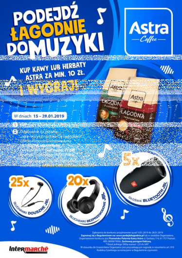 Konkurs "Podejdź łagodnie do muzyki" Intermarche