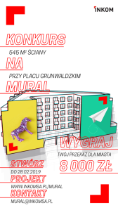 Konkurs "Zaprojektuj MURAL, wygraj 8000 zł"