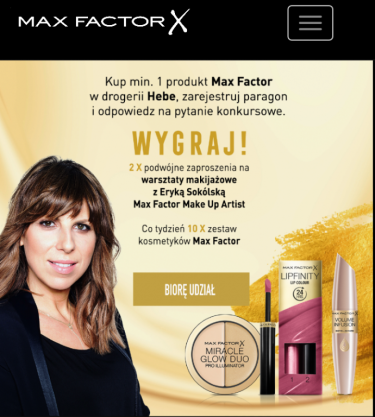 Konkurs "MaxFactor" Hebe