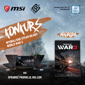 Konkurs "World_War_3_MSI#5"