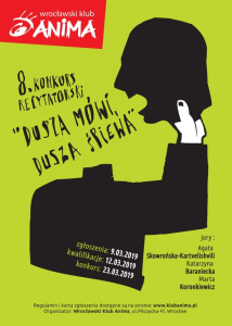 Wrocław: 8. konkurs recytatorski "Dusza mówi, dusza śpiewa"
