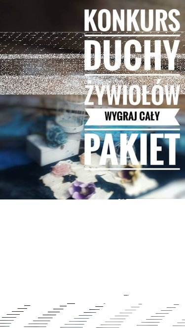 Konkurs książkowy "Duchy żywiołów"
