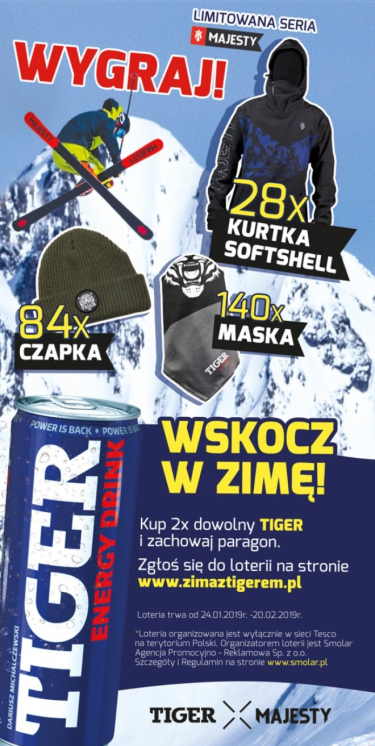 Loteria "Tiger Zima" Tesco