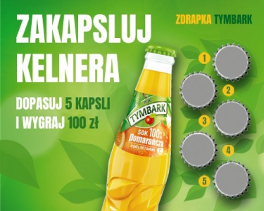 Loteria "Zakapsluj kelnera"