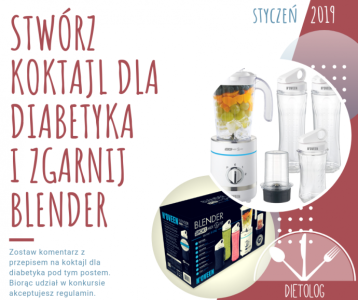 Konkurs "Stwórz koktajl dla diabetyka i zgarnij blender"