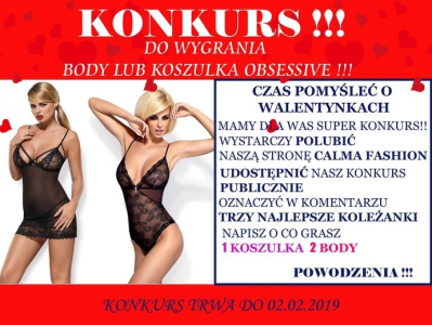 Wygraj bieliznę od Calma Fashion