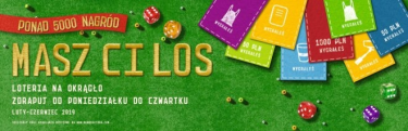 Łódź: Loteria "Masz Ci Los" w Manufakturze