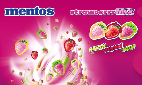 Konkurs "Truskawkowe walentynki z mentos"