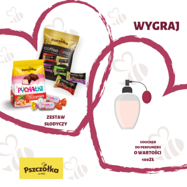 Konkurs "Walentynki - Pszczółka" do godz. 10:00