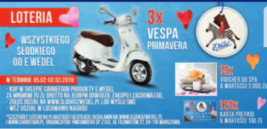 Loteria "Wszystkiego słodkiego od E.Wedel"