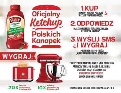 Konkurs "Oficjalny ketchup polskich kanapek"