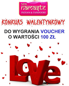 Konkurs walentynkowy od New Namaste