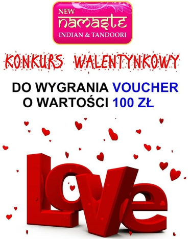 Konkurs walentynkowy od New Namaste