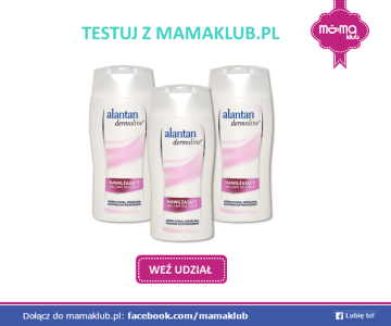 Konkurs "Testuj kosmetyki Alantan dermoline z mamaklub.pl"