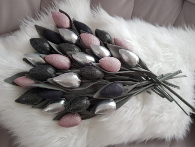 Konkurs "Tulipany glamour z materiału"