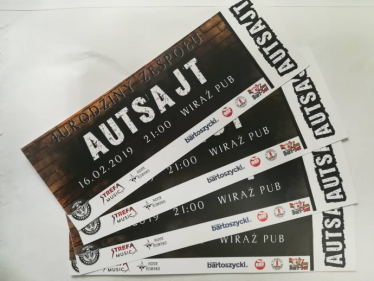 Bartoszyce: Wygraj cztery bilety na sobotnie urodziny grupy Autsajt w Wiraż PUB! do godz. 21:00