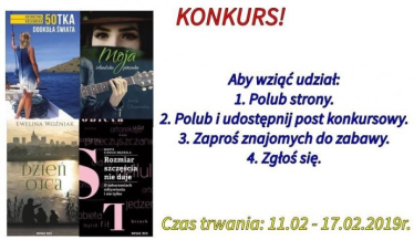 Wygraj pakiet 4 książek