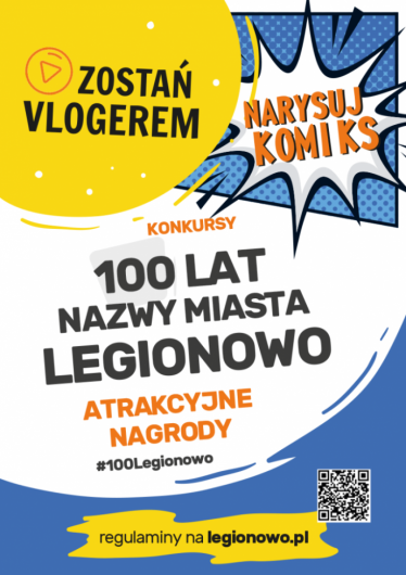 Legionowo: Konkurs "Zostań vlogerem, narysuj komiks"