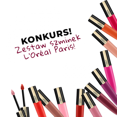 Konkurs "Zestaw szminek w płynie L’Oréal Rouge Signature"