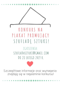 Konkurs "Stwórz Plakat Szuflady Sztuki!"