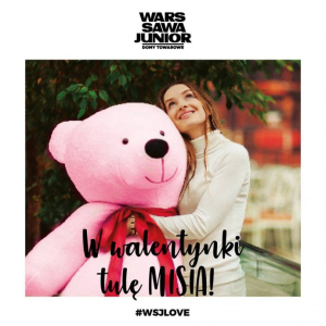 Warszawa: Konkurs "#WSJLOVE - W Walentynki tulę misia"