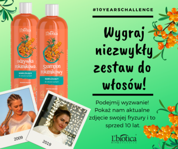 Konkurs fotograficzny "Twoja fryzura 10 lat temu i dziś"