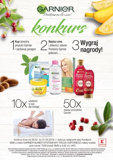Konkurs "Garnier w Kaufland"