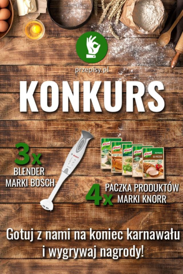 Konkurs fotograficzny "Gotuj z nami na koniec karnawału!"