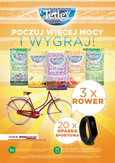 Konkurs Tetley "Poczuj więcej mocy i wygraj!" Intermarche