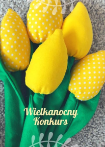 Konkurs wielkanocny - wygraj bukiet tulipanów z materiału