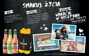 Konkurs "Bo lubię smak życia" Tesco! 18+