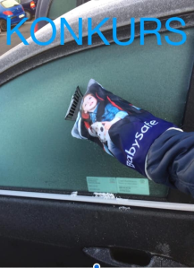 Wygraj skrobaczkę do szyb z rękawicą BABYSAFE